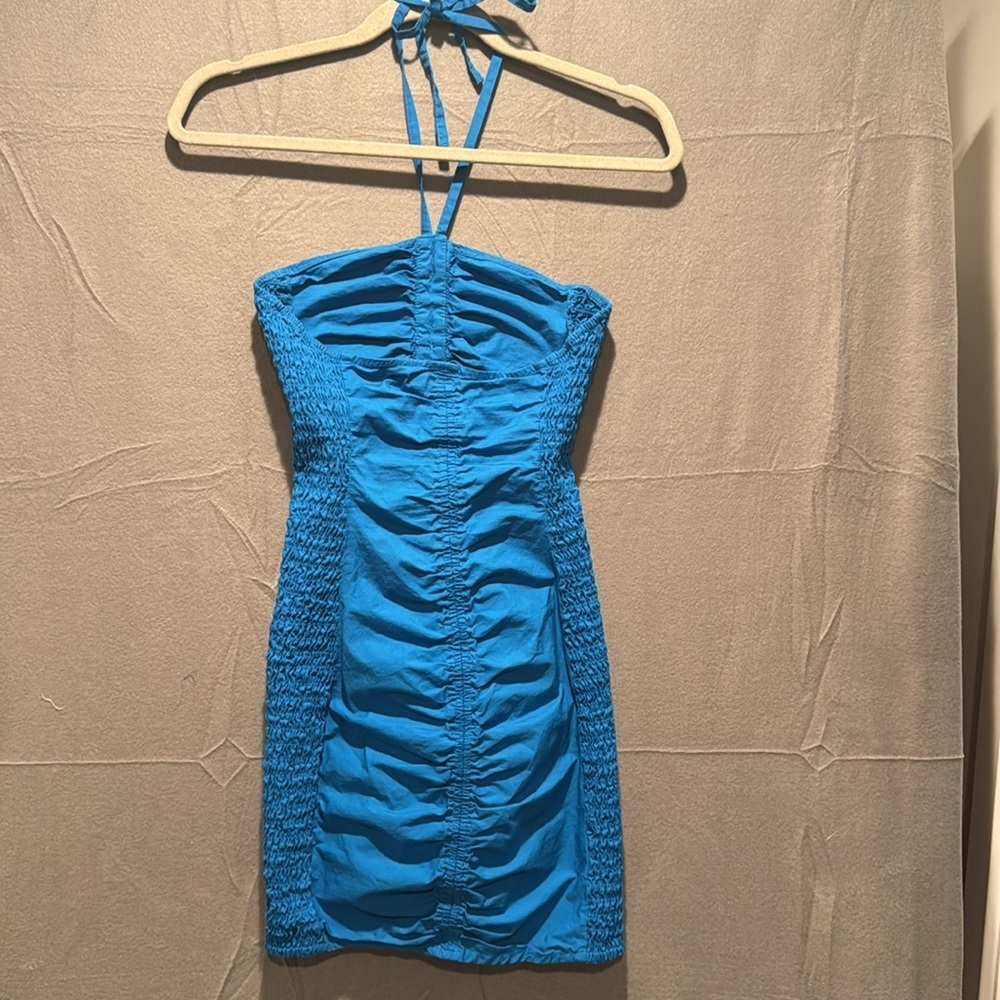 Free People Blue Mini Dress - Picture 7 of 7